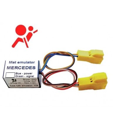 Emulador Esteira AirBag+Cinto Mercedes W211 CLS C219 S W221 SLK